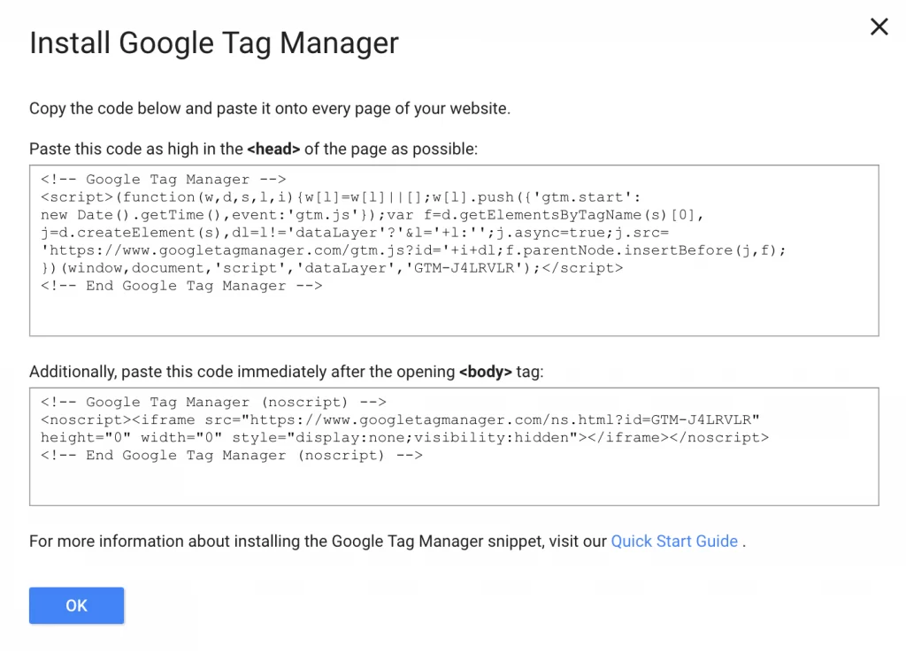 Set Up an Account: Google Tag Manager