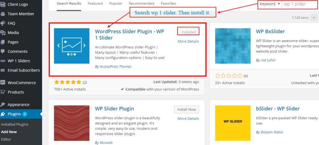 WordPress Slider Plugins