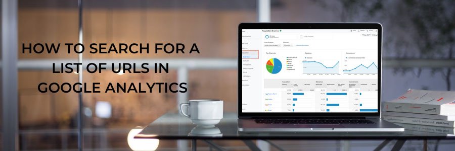 List of URLs in Google Analytics