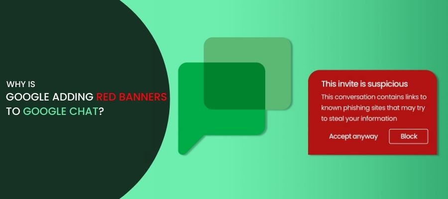 Google adding red banners to Google Chat
