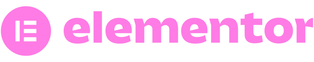 Elementor Logo Full Pink