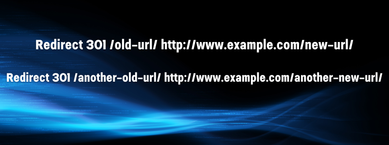 Redirect 301 old url httpwww.example.comnew url