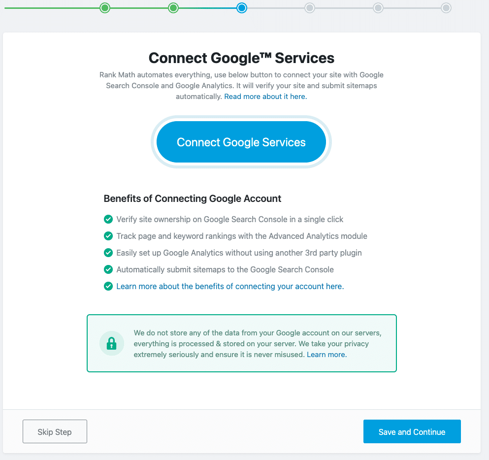 Connect to Google Services